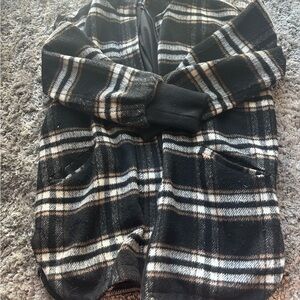 Plaid Zip-Up Jacket